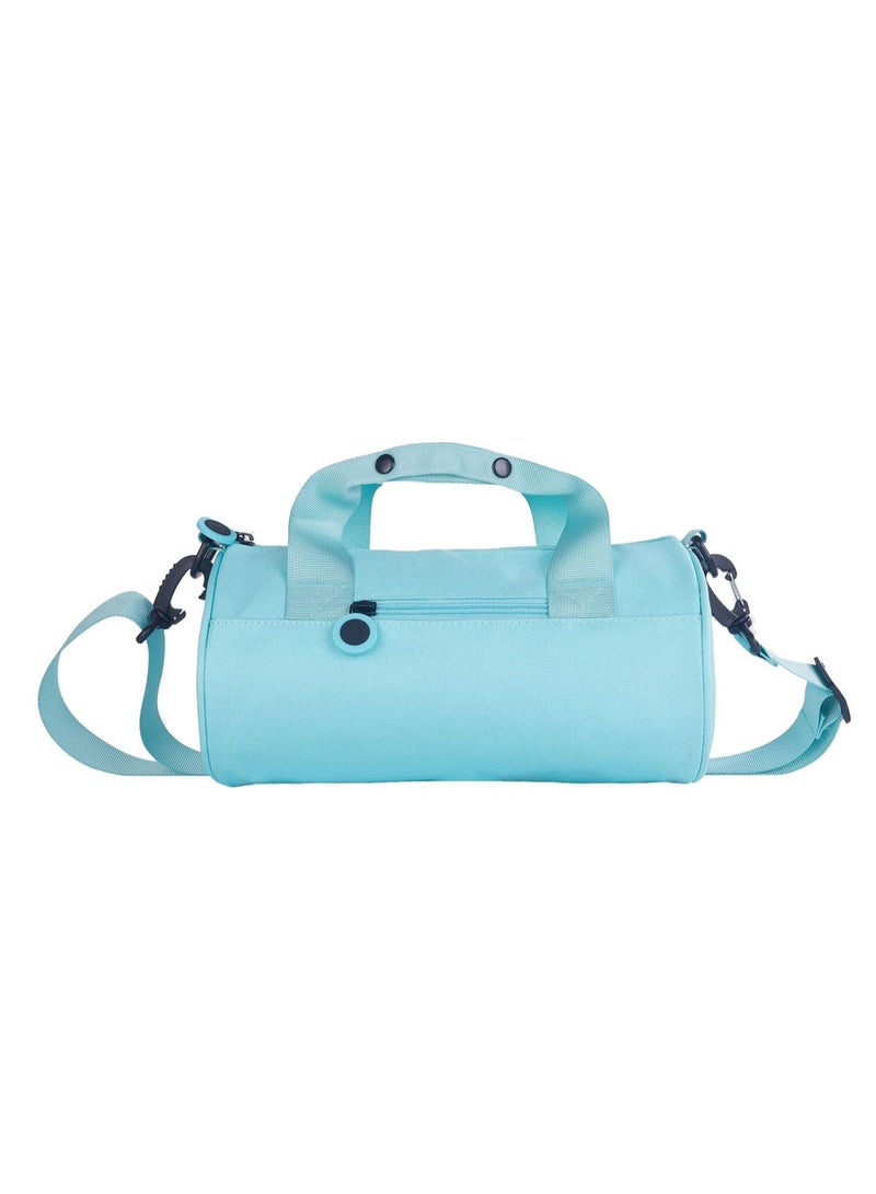 27x14cm Children's Travel Bag Casual Hand Luggage Bag Lightweight Dance Fitness Swimming One Shoulder Travel Bag (blue) - Image 1